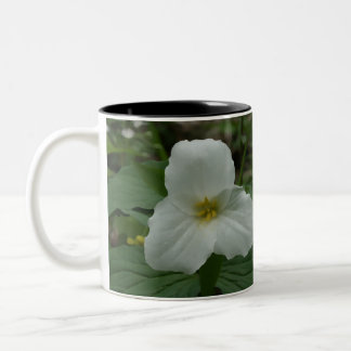 White Trillium Coffee Mug