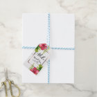 White Tropical Hibiscus Leaves Chic Wedding Favour