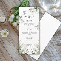White Tulips Floral Elegant Wedding