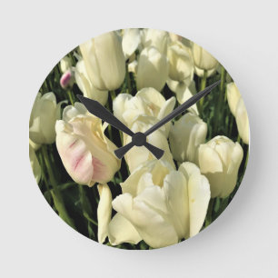 White Tulips, Oregon Round Clock