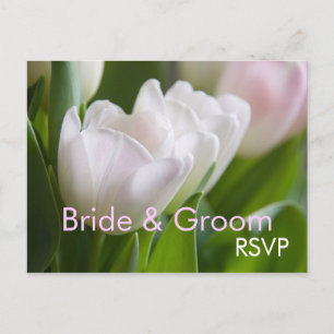 White Tulips • RSVP Postcard