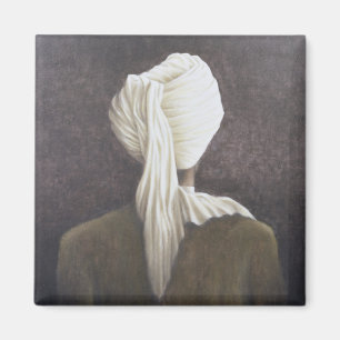 White turban 2005 magnet