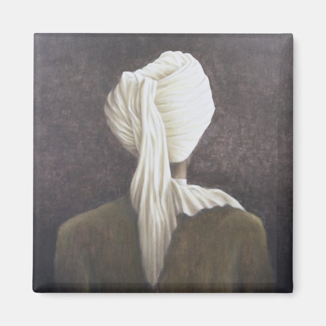 White turban 2005 magnet (Front)
