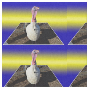 White Turkey Popout Art, Fabric