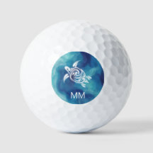 White Turtle Blue Ocean | Coastal Add Name