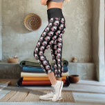 White Unicorn and Flowers Capri Leggings<br><div class="desc">A white unicorn with flowers.</div>