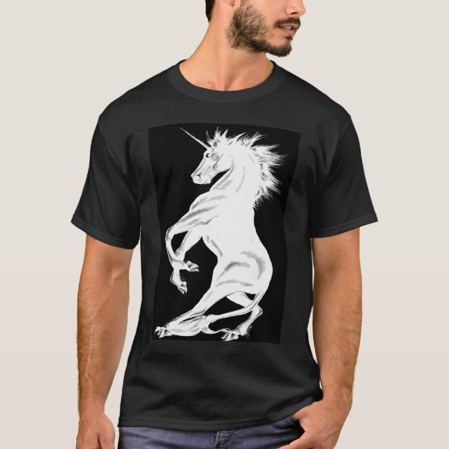 White Unicorn T-Shirt (Front)