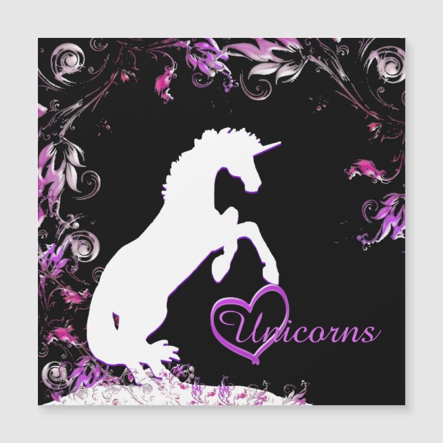 White Unicorn V (Colourful Splash) (Front)