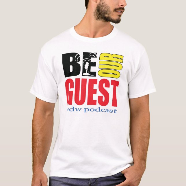 White Unisex BOGP Colour-Logo T-Shirt (Front)