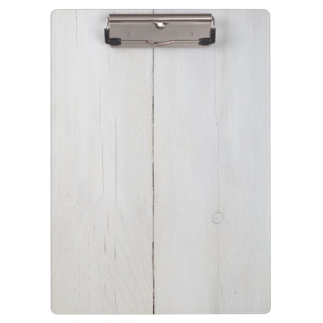 White used Wood vintage structure as background Clipboard (Front)