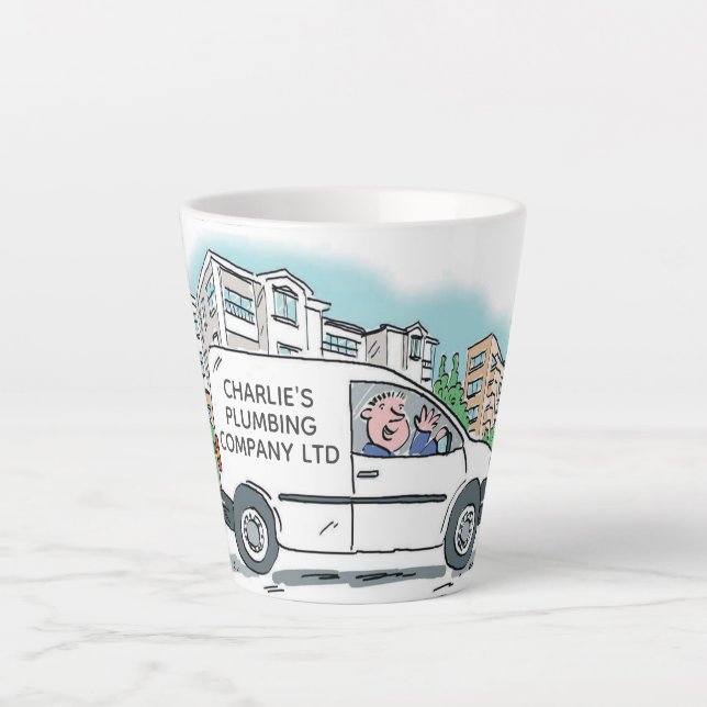 White Van Man Business Promotion Café Mug (Devant)