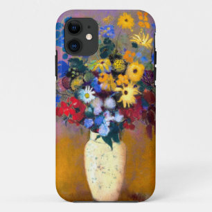 White Vase with Flowers Odilon Redon iPhone 11 Case