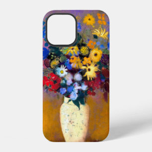 White Vase with Flowers Odilon Redon iPhone 12 Case