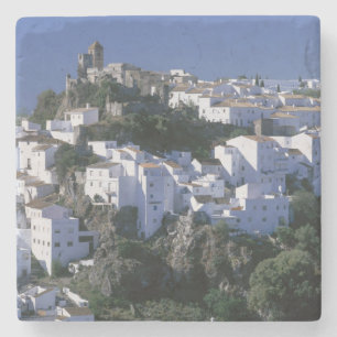 White Village of Casares, Andalusia, Spain Stone Coaster
