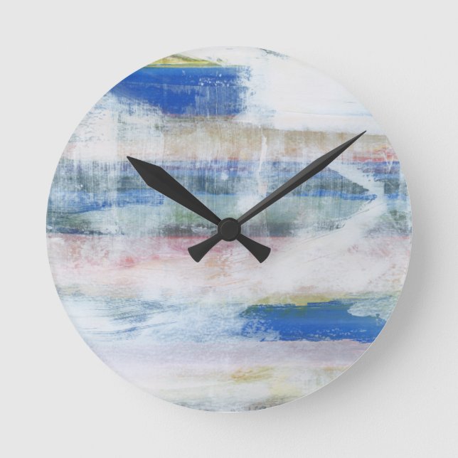White Wash II Round Clock (Front)