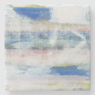 White Wash II Stone Coaster