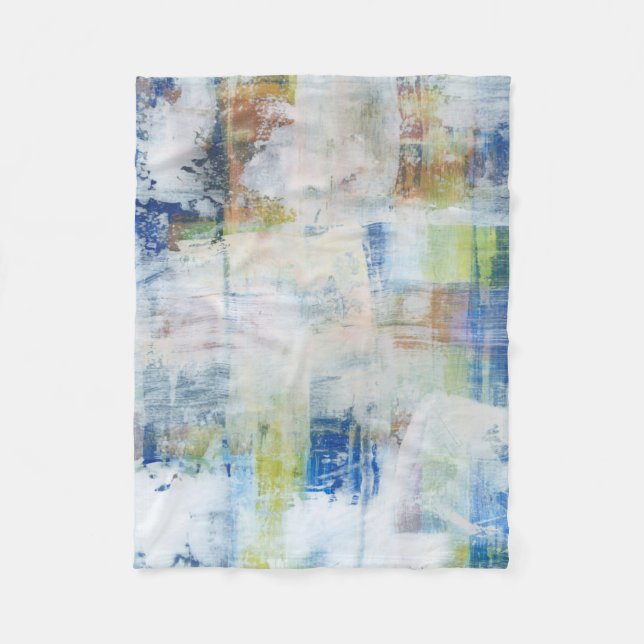 White Wash III Fleece Blanket (Front)