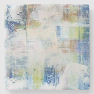 White Wash III Stone Coaster