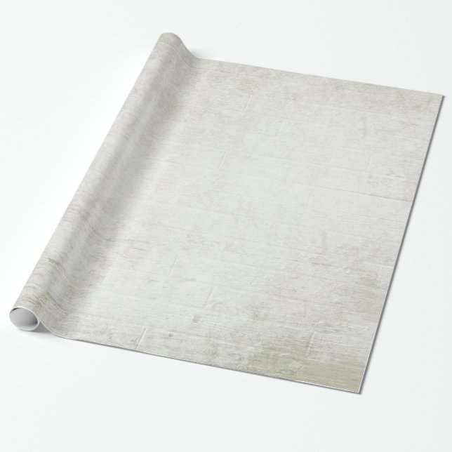 White Washed Wood Wrapping Paper (Unrolled)