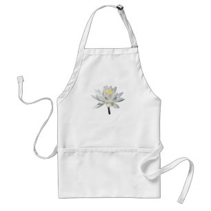 White Water Lily in Sunshine Standard Apron