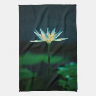 White Water Lily Kitchen Towel