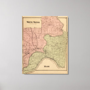 White Water, Miami Canvas Print