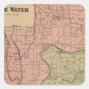 White Water, Miami Square Sticker