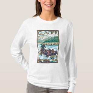White Water Rafting - Glacier National Park, MT T-Shirt