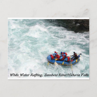 White Water Rafting Postcard