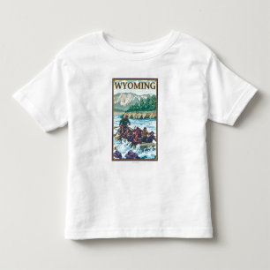 White Water Rafting - Wyoming Toddler T-shirt