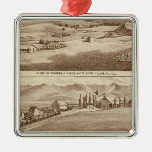 White Water, Saucelito ranches Metal Ornament