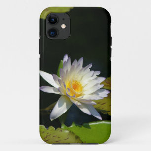 White Waterlily phone case