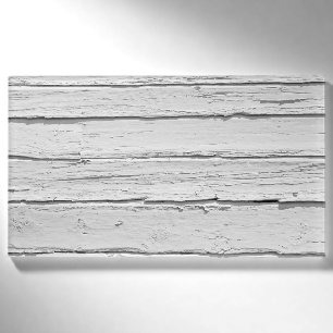 White Weathered Wood Name Tag
