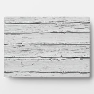 White Weathered Wood Plaque