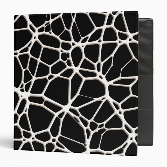White Web Texture + your bachgr. & ideas Binder (Front/Inside)