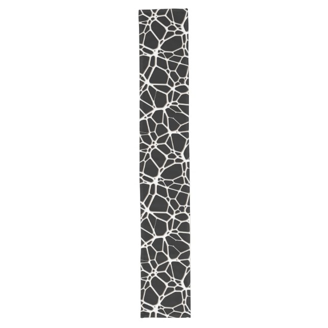 White Web Texture + your bachgr. & ideas Long Table Runner (Front)