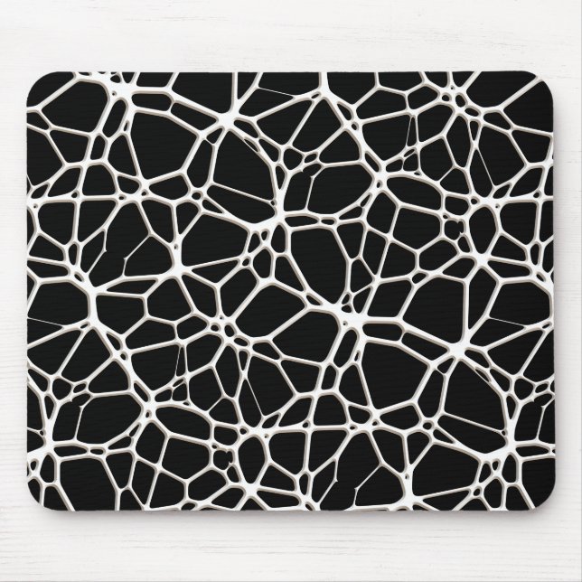 White Web Texture + your bachgr. & ideas Mouse Pad (Front)