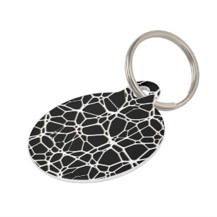 White Web Texture + your bachgr. & ideas Pet Tag