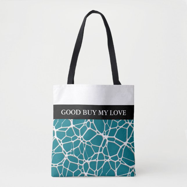 White Web Texture + your bachgr. & ideas Tote Bag (Front)