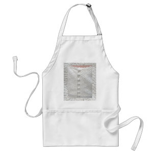 White Wedding Gown  Apron - Customizable