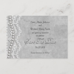 White Wedding Invitation