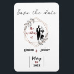 White Wedding Magnet<br><div class="desc">This is for light colour lovers.</div>