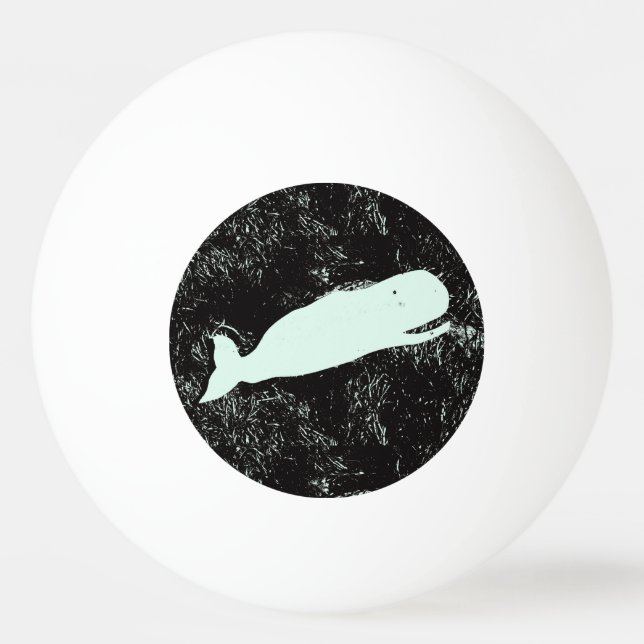 white whale ping pong ball (Front)