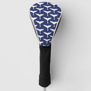 White Whale Tail Sea Animal Blue Ocean Marine Golf Head Cover
