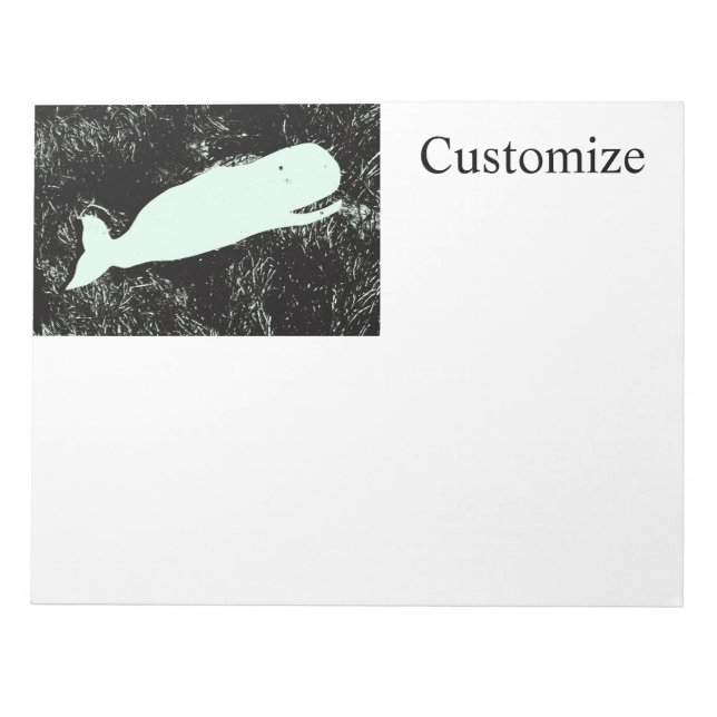 White whale Thunder_Cove Notepad (Front)