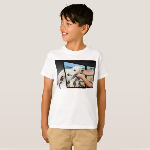 White Whippet Dog Dimensional Art, T-Shirt