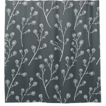 White Wild flower pattern 