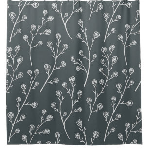 White Wild flower pattern
