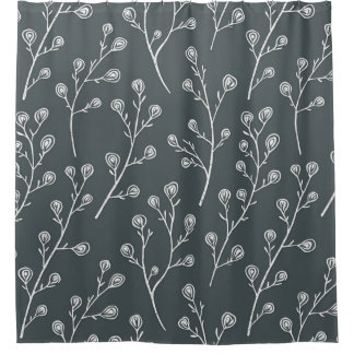 White Wild flower pattern 