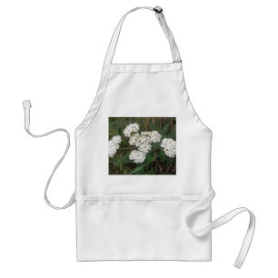 White Wildflowers Apron